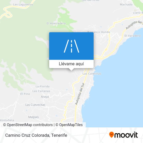 Mapa Camino Cruz Colorada