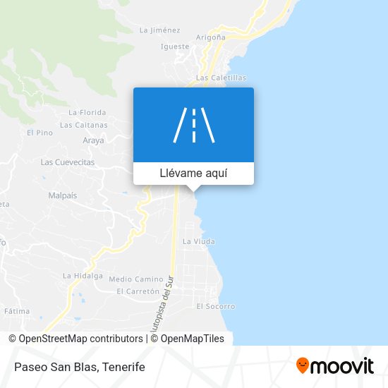 Mapa Paseo San Blas