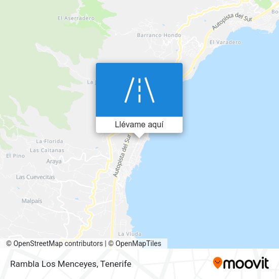 Mapa Rambla Los Menceyes