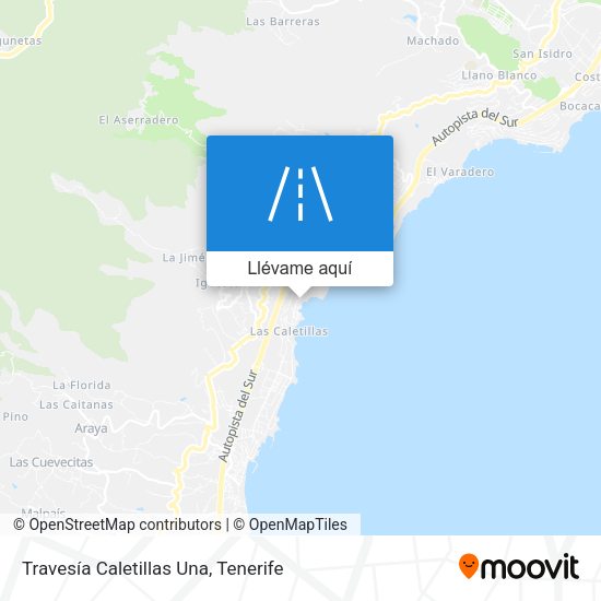 Mapa Travesía Caletillas Una