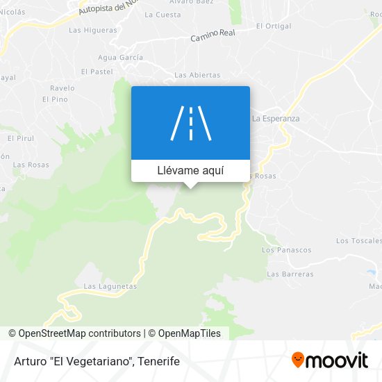 Mapa Arturo "El Vegetariano"