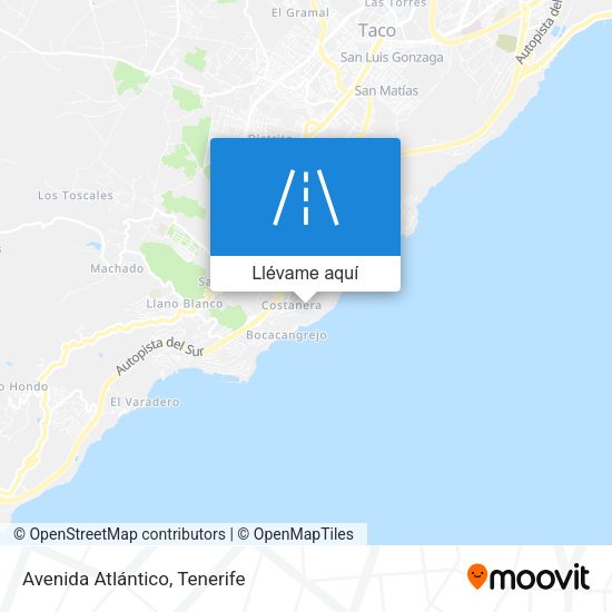Mapa Avenida Atlántico