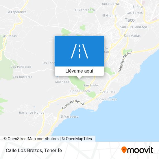 Mapa Calle Los Brezos