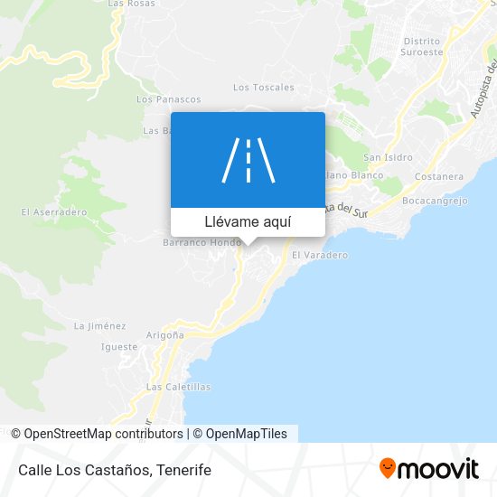 Mapa Calle Los Castaños