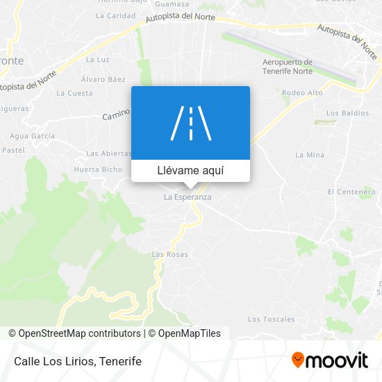 Mapa Calle Los Lirios