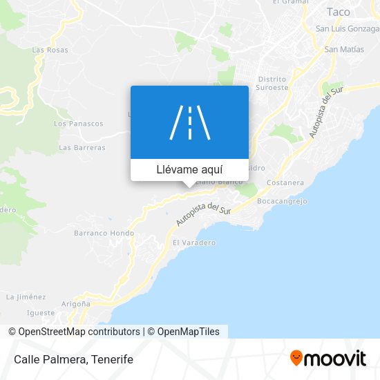 Mapa Calle Palmera