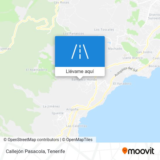 Mapa Callejón Pasacola