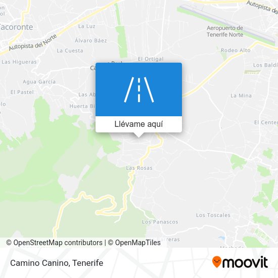 Mapa Camino Canino