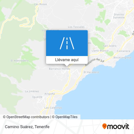 Mapa Camino Suárez