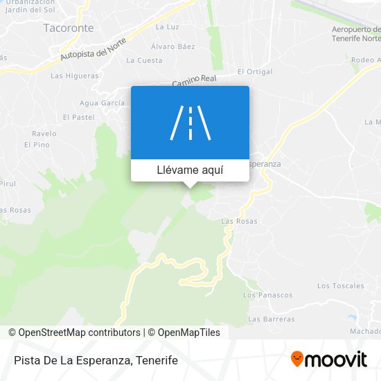Mapa Pista De La Esperanza