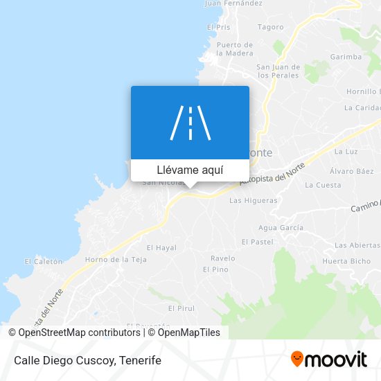 Mapa Calle Diego Cuscoy
