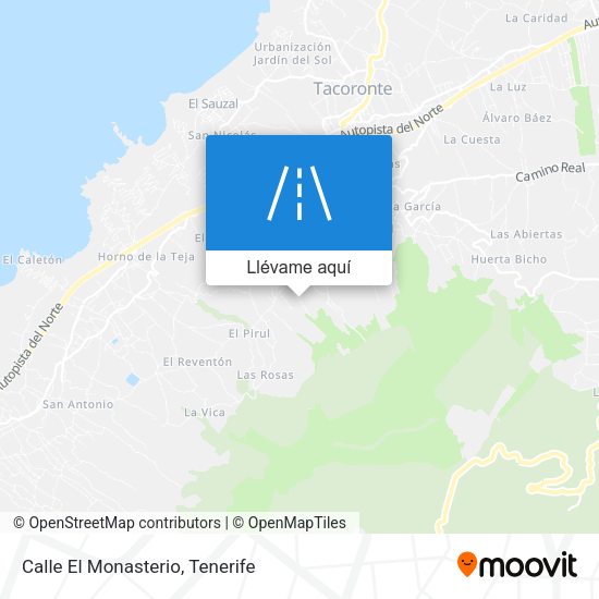 Mapa Calle El Monasterio