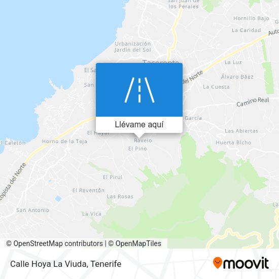 Mapa Calle Hoya La Viuda