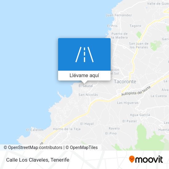 Mapa Calle Los Claveles