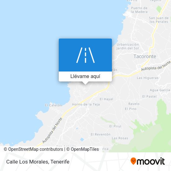 Mapa Calle Los Morales