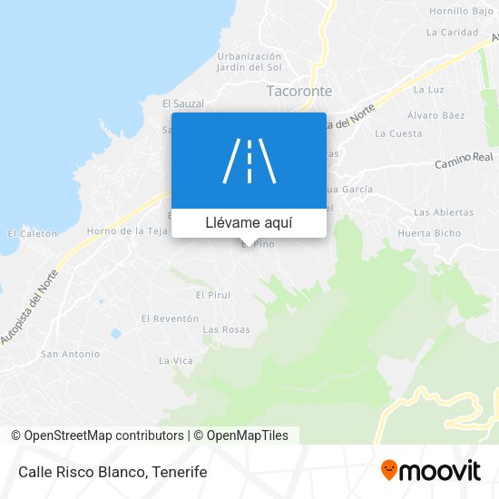 Mapa Calle Risco Blanco