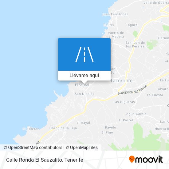 Mapa Calle Ronda El Sauzalito