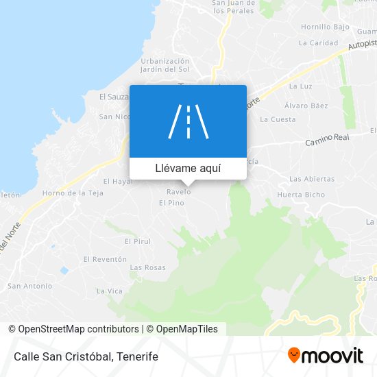 Mapa Calle San Cristóbal