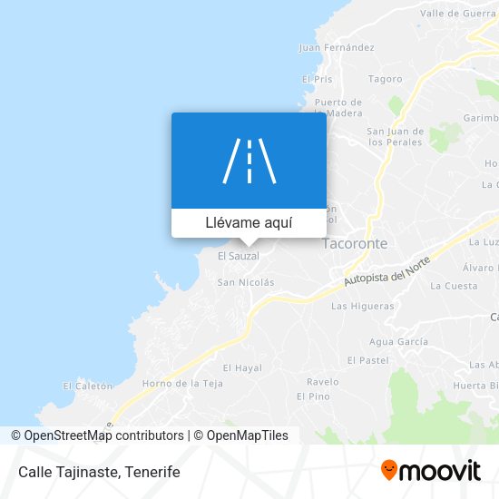 Mapa Calle Tajinaste