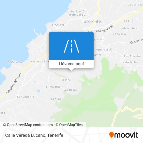 Mapa Calle Vereda Lucano
