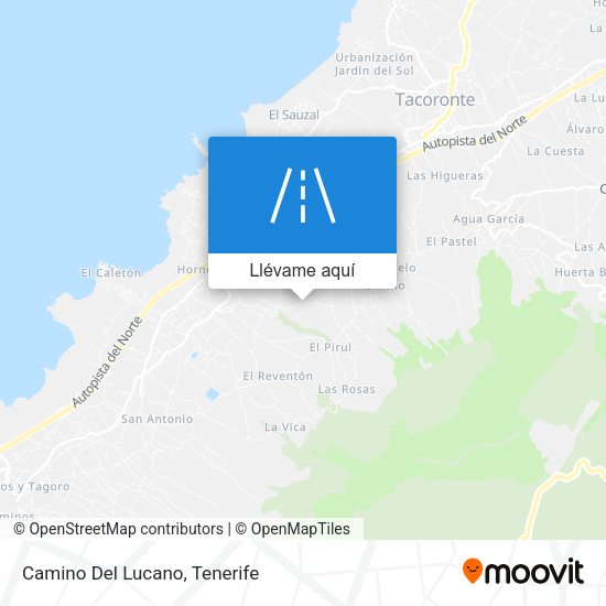 Mapa Camino Del Lucano