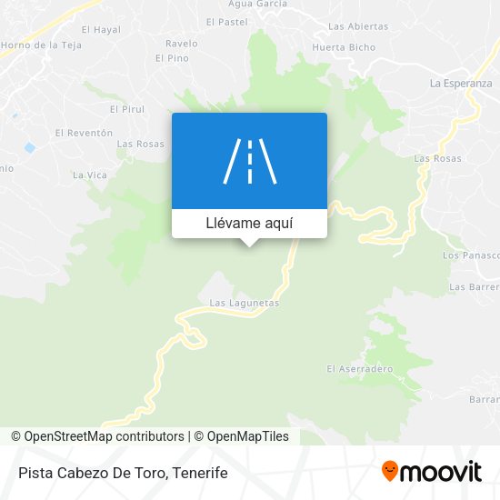 Mapa Pista Cabezo De Toro
