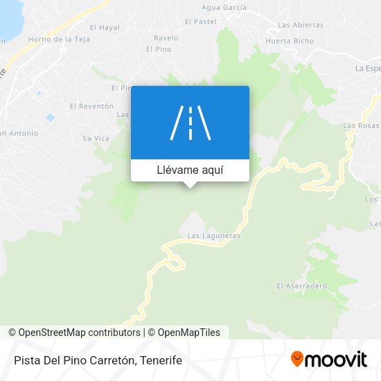 Mapa Pista Del Pino Carretón