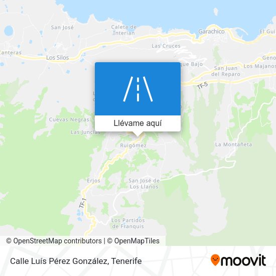 Mapa Calle Luís Pérez González
