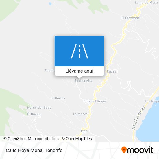 Mapa Calle Hoya Mena