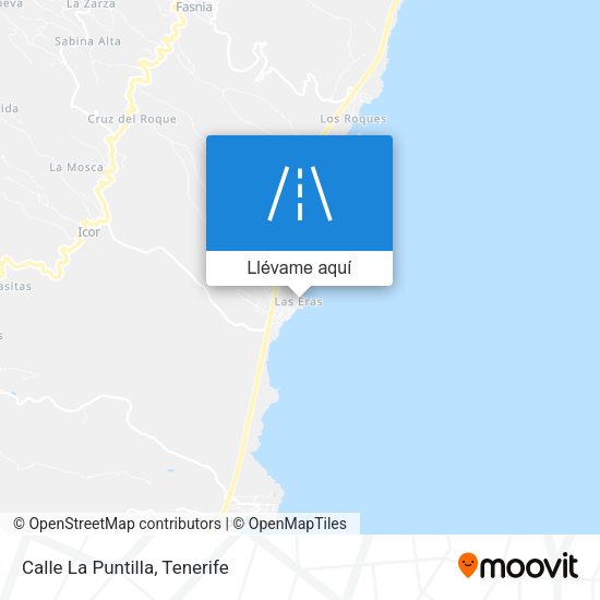 Mapa Calle La Puntilla