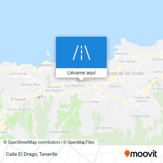 Mapa Calle El Drago