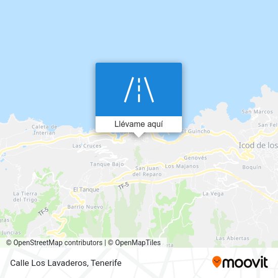 Mapa Calle Los Lavaderos