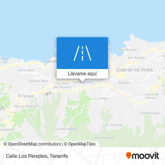 Mapa Calle Los Perejiles