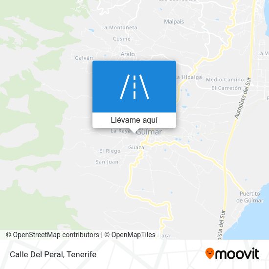 Mapa Calle Del Peral
