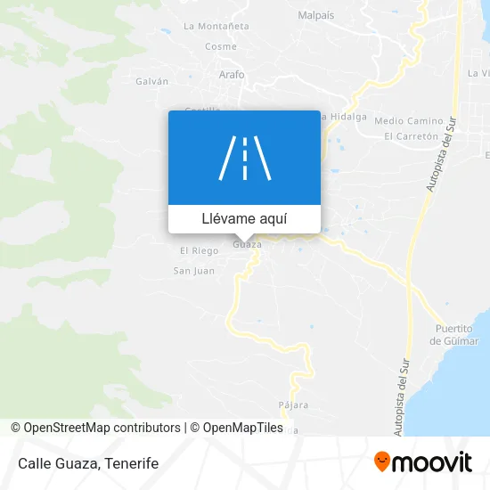 Mapa Calle Guaza