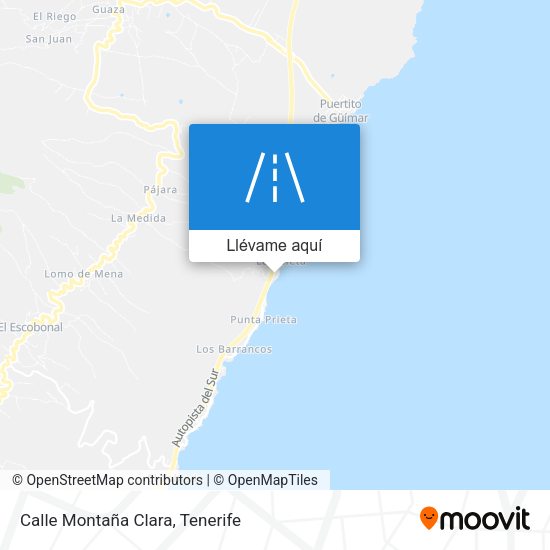 Mapa Calle Montaña Clara