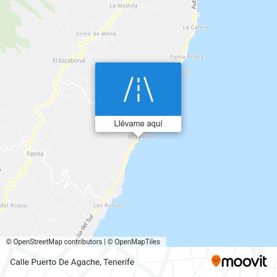 Mapa Calle Puerto De Agache