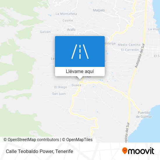 Mapa Calle Teobaldo Power