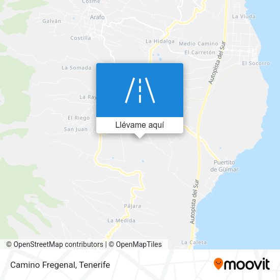Mapa Camino Fregenal