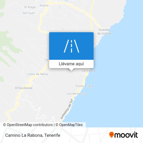 Mapa Camino La Rabona