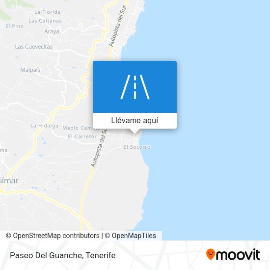 Mapa Paseo Del Guanche
