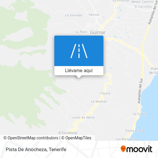 Mapa Pista De Anocheza