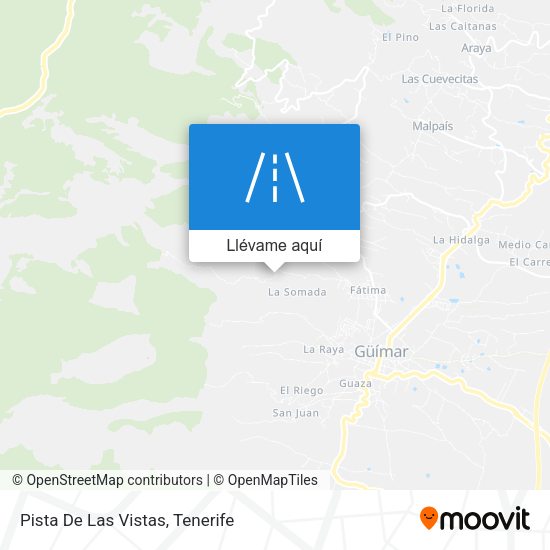 Mapa Pista De Las Vistas