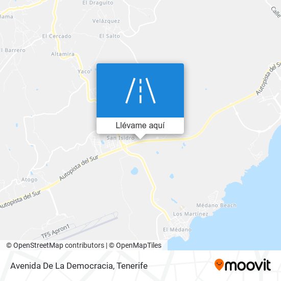 Mapa Avenida De La Democracia