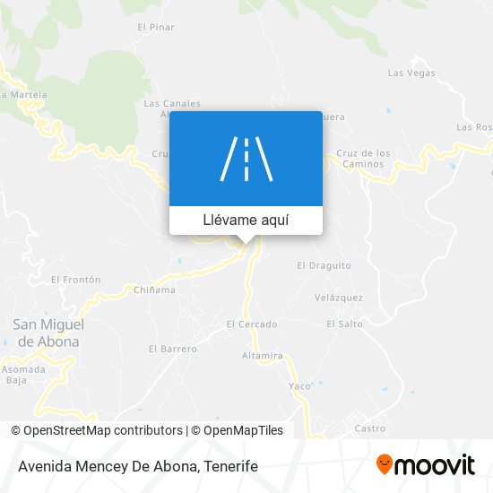 Mapa Avenida Mencey De Abona