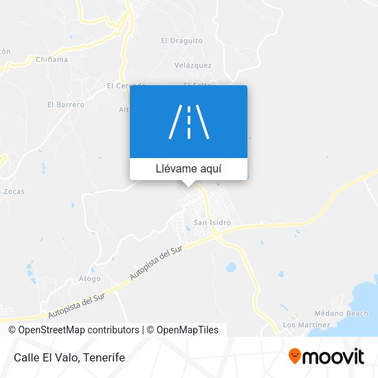 Mapa Calle El Valo