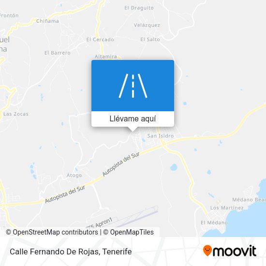 Mapa Calle Fernando De Rojas