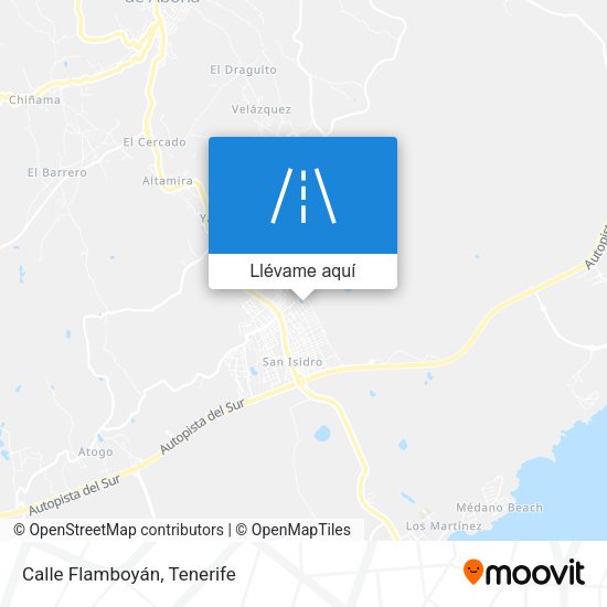 Mapa Calle Flamboyán