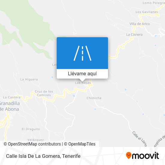 Mapa Calle Isla De La Gomera