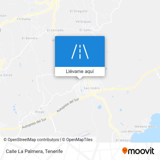 Mapa Calle La Palmera
